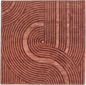 ZEN - Square fabric rug with geometric shapes by SITAP Carpet Couture Italia - view 3